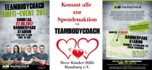 Teambodycoach Spendenaktion-Post